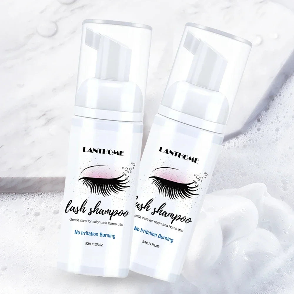 50ml Lanthome Eyelash Extension Shampoo – Deep Clean Foam