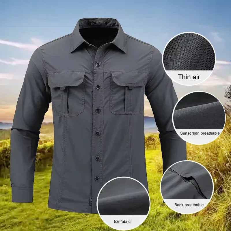 Men's Tactical Cargo Shirt