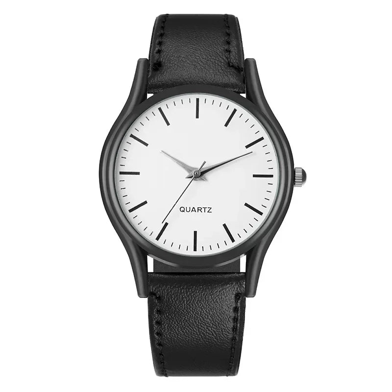 Men’s Retro Leather Quartz Watch – Fashion Business Wristwatch