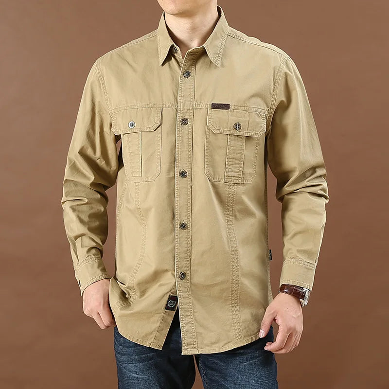 Vintage Cotton Safari Shirt