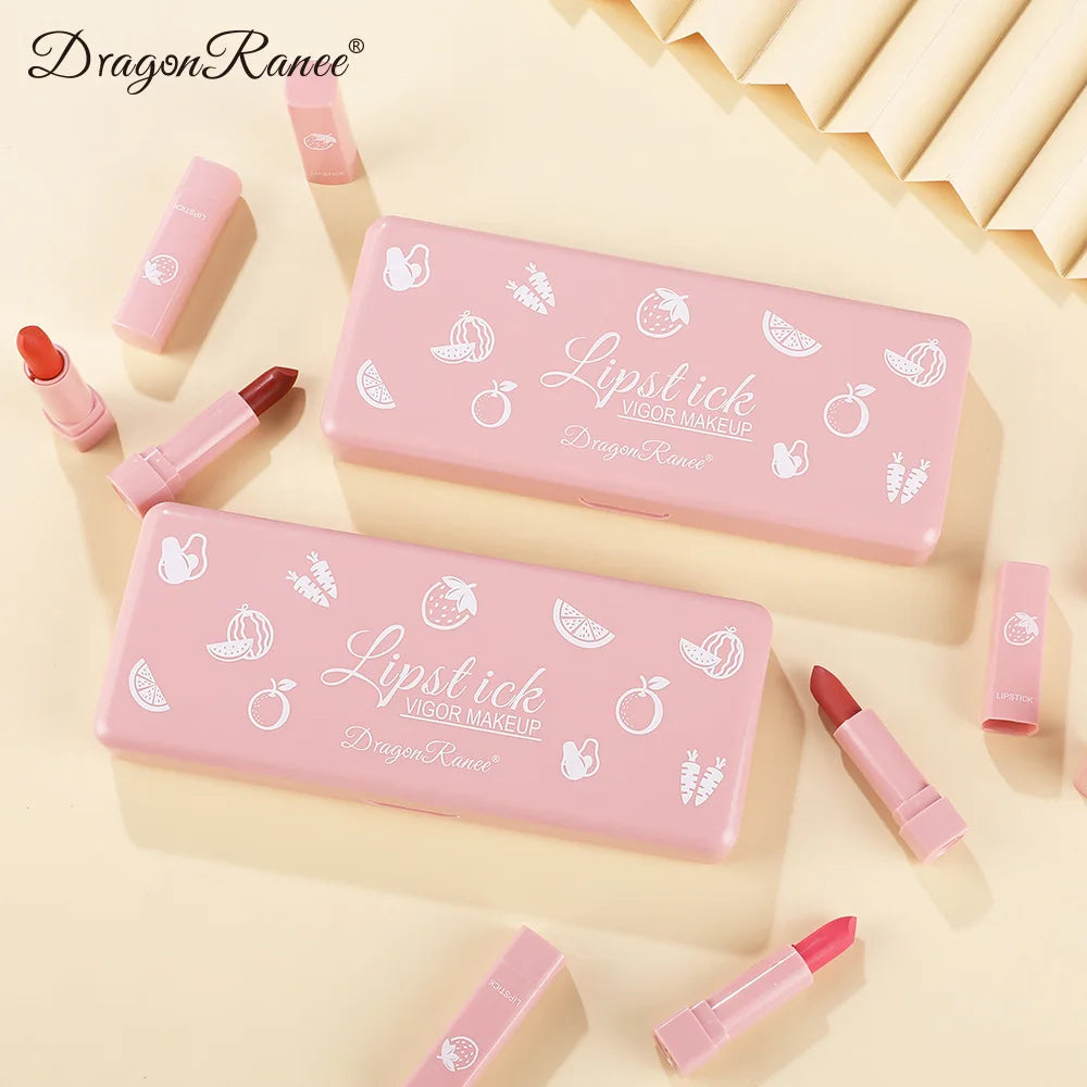 10-Piece Matte Lipstick Set – Long-Lasting, Nude & Elegant