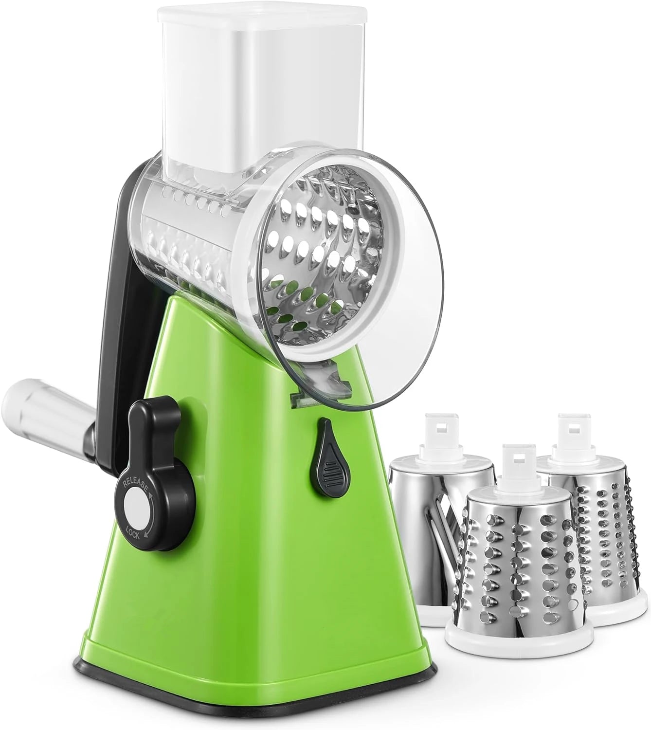 Multi-Purpose Rotary Grater & Vegetable Slicer – Cheese, Potato, Carrot