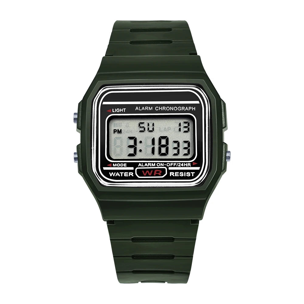 Hot Selling Women LED Digital Electronic Watch Multifunctional Outdoor Simple Leisure Men and Women Sports Watch Reloj