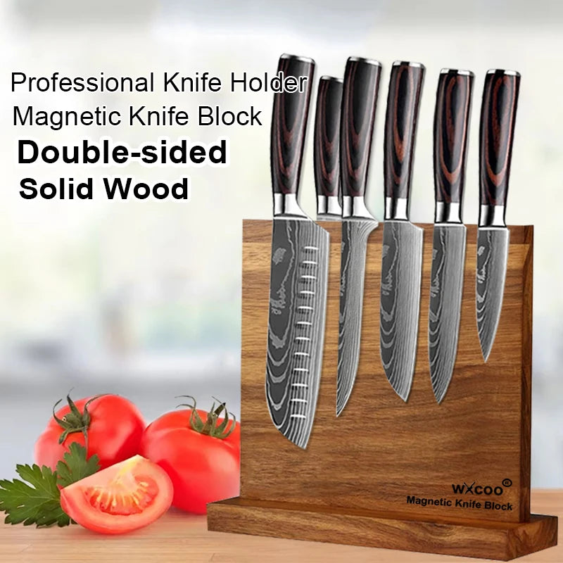 Wooden Magnetic Knife Holder