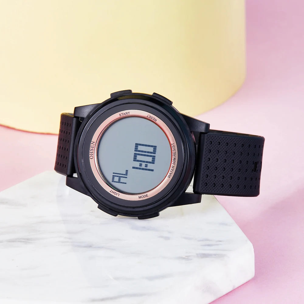 Fashion Sport Digital watch men Women LED electronic fashion watches unisex lady waterproof swimming Wristwatch clocks gift