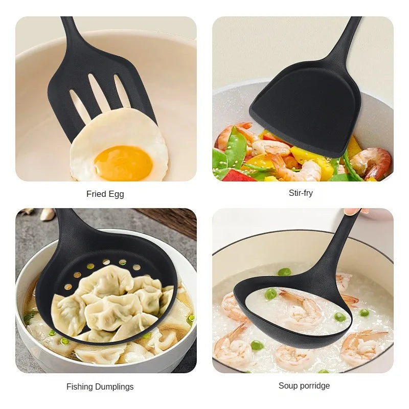 8Pcs Silicone Kitchen Utensil Set