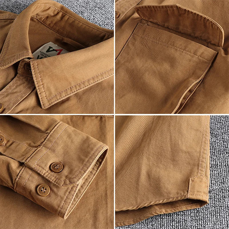 Men's Retro Work Shirt