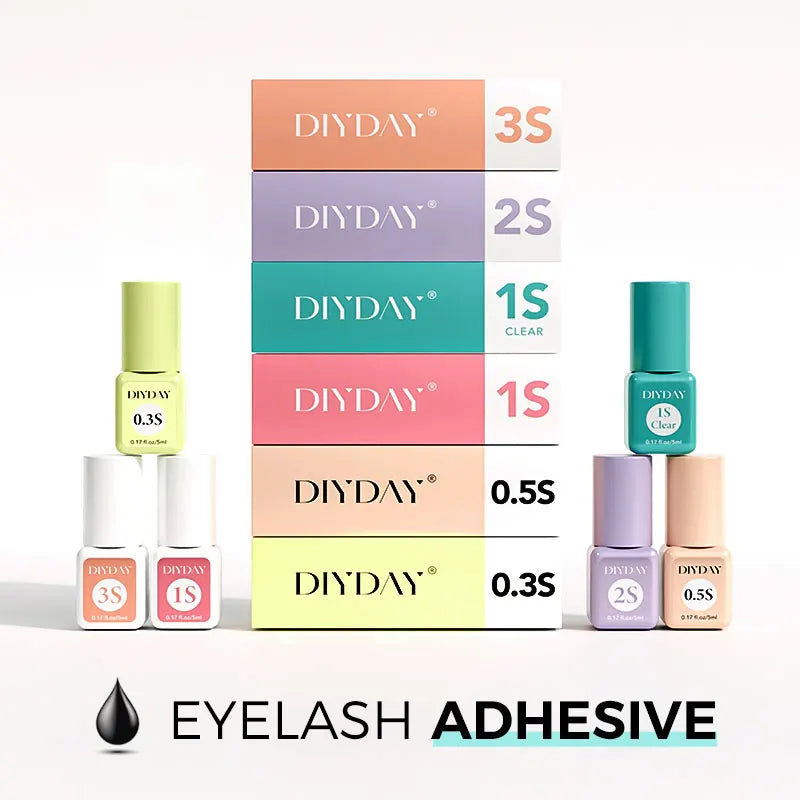 DIYDAY 5ml Eyelash Glue – Fast Drying, Low Odor Adhesive