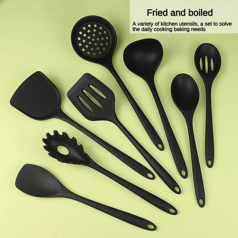 8Pcs Silicone Kitchen Utensil Set