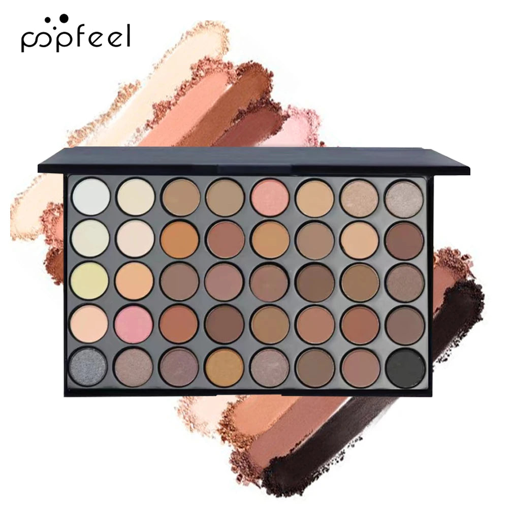 POPFEEL Eye Makeup Kit – Eyeshadow, Eyeliner, Mascara & Eyebrow Pencil Set