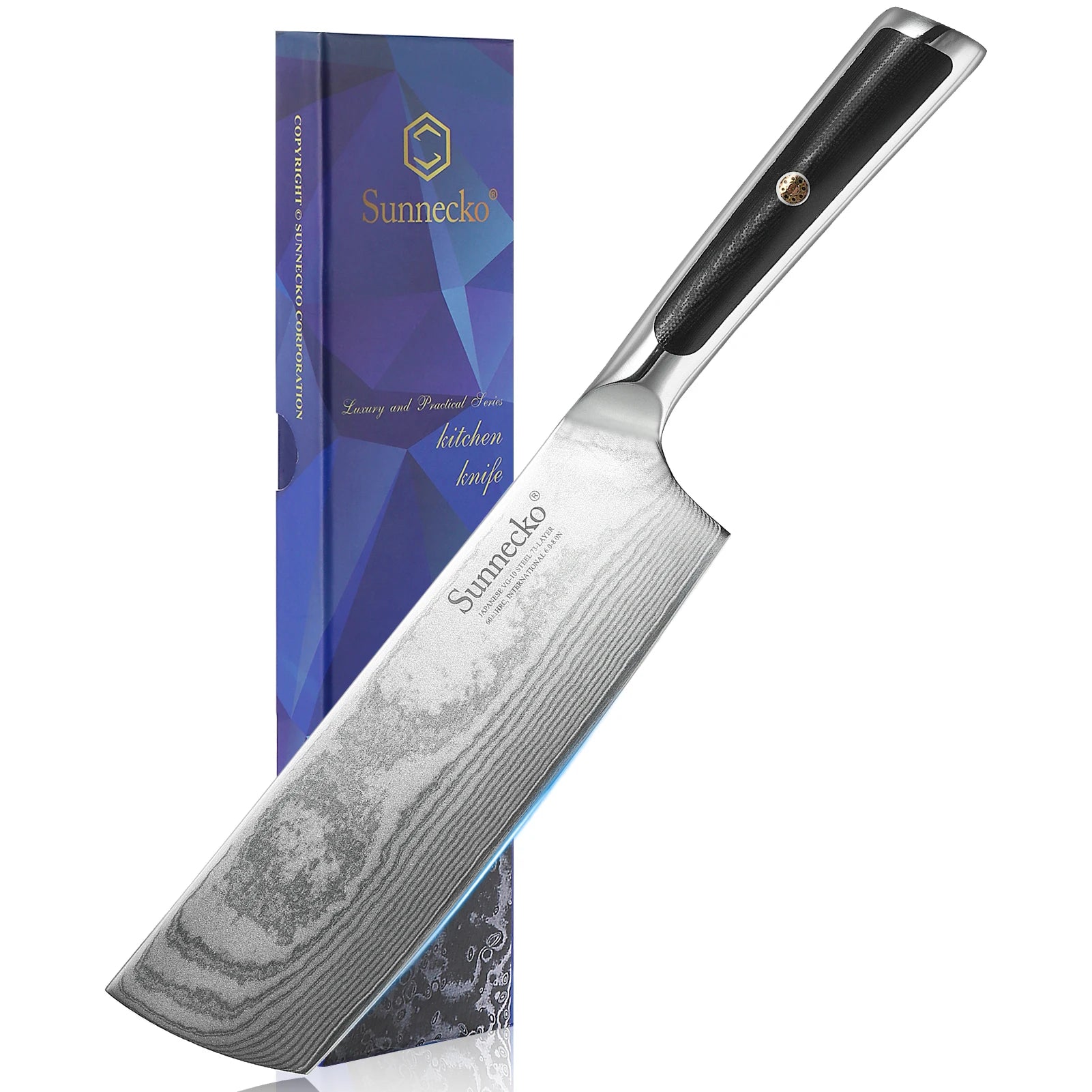 Sunnecko Damascus Knife Set