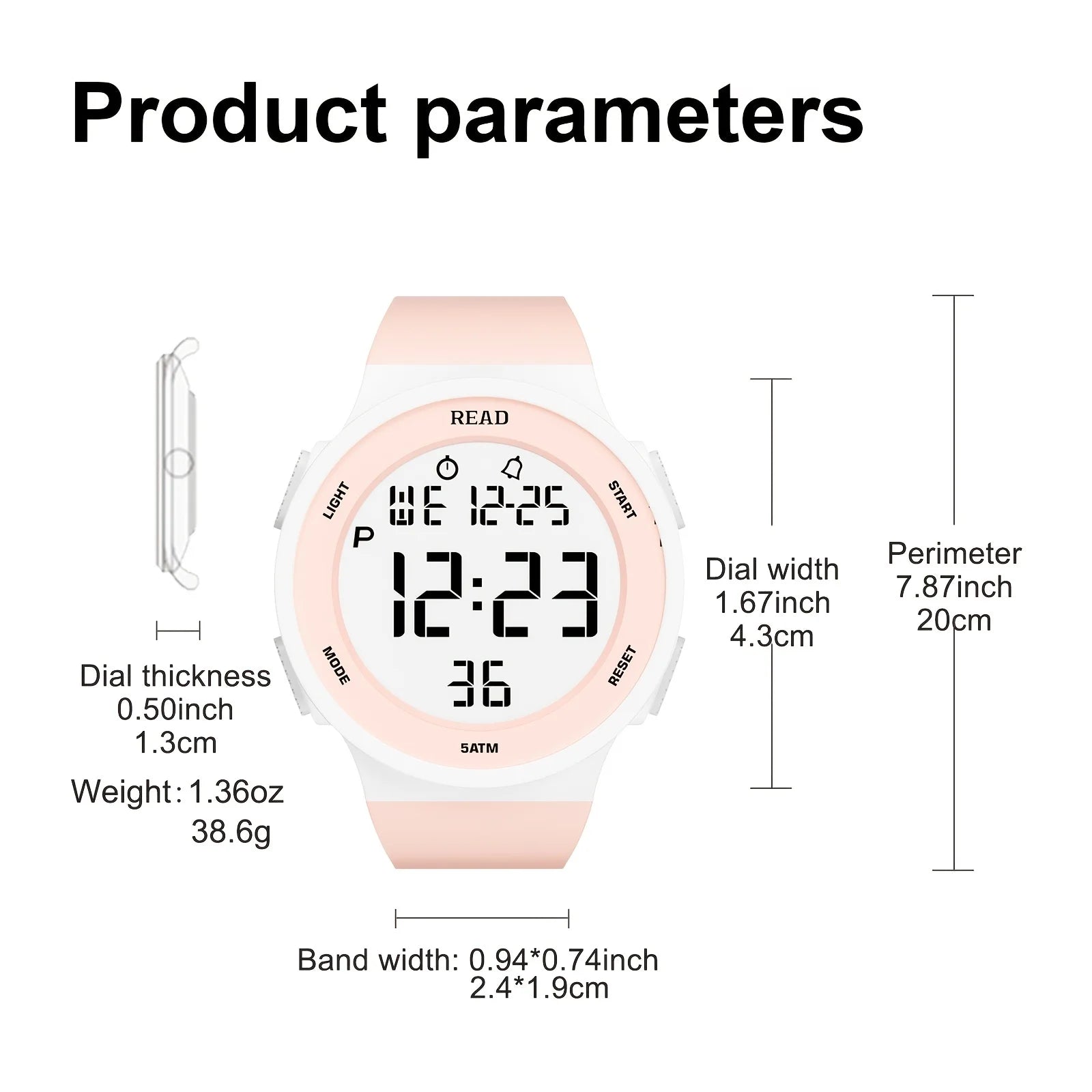 Watches for Women Waterproof  Electronic Digital Watch