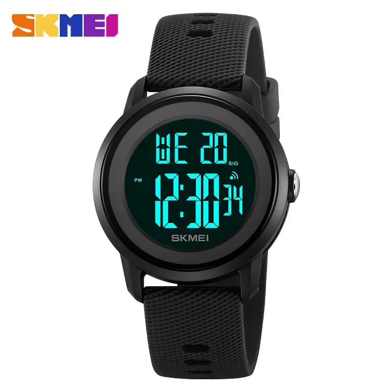 SKMEI 2218 Luxury Digital Watches for Women Men Waterproof Sports LED Display Mens Womens Wristwatches Alarm Reloj De Mujer 1893