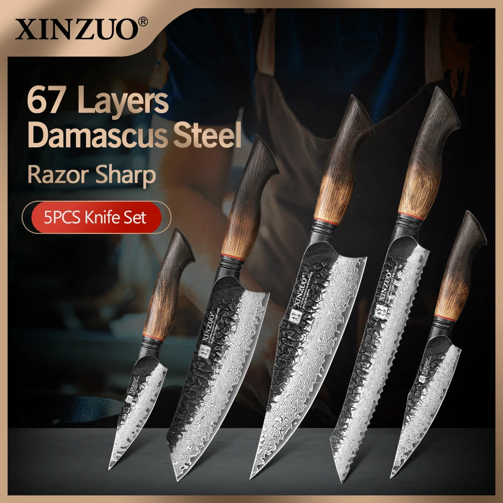 XINZUO 5-Piece Knife Set