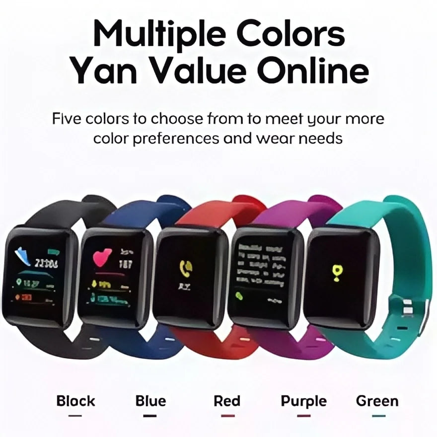 Multifunction Smartwatch – Bluetooth Calls, Heart Rate & SpO2, Sleep & Step Tracker