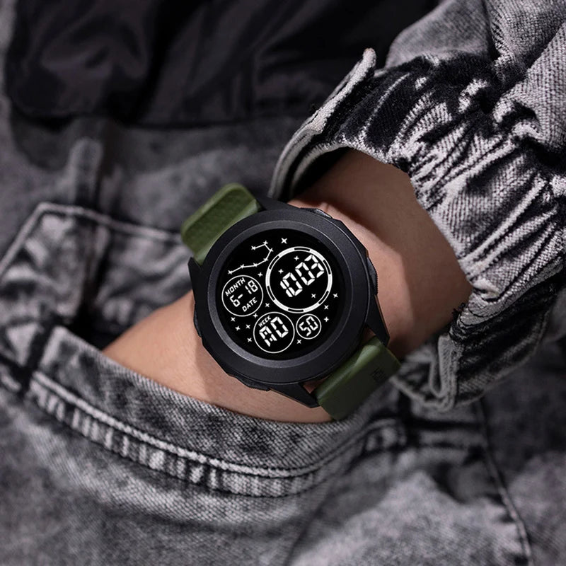 Sport Watch for Man Digital Wristwatch Stopwatch Luminous Date Week Waterproof Men's Military Clock Electronic Watch Relogio New