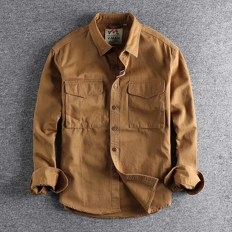 Men's Retro Work Shirt