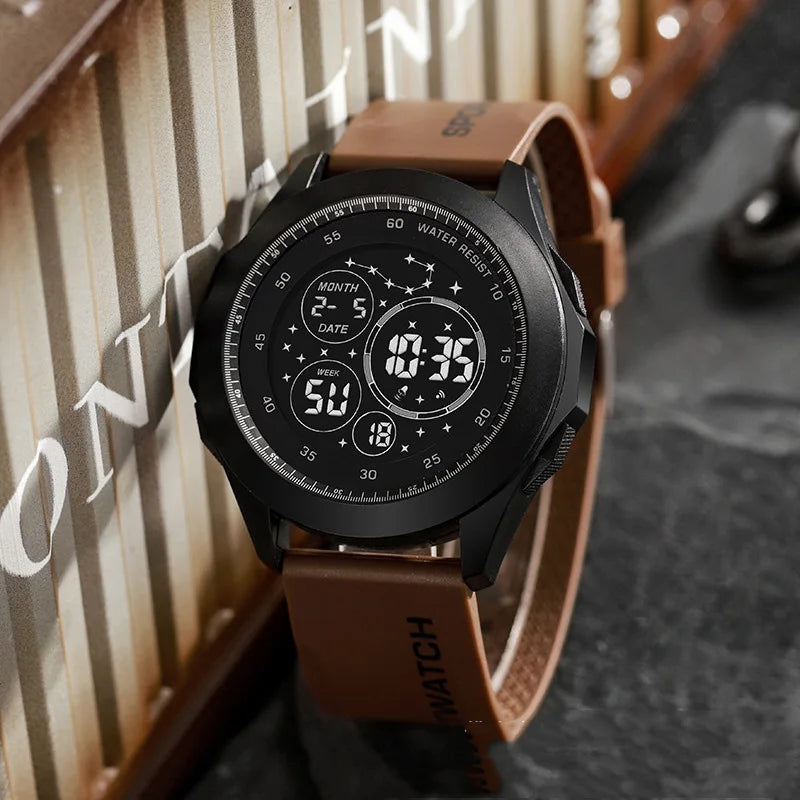 Sport Watch for Man Digital Wristwatch Stopwatch Luminous Date Week Waterproof Men's Military Clock Electronic Watch Relogio New