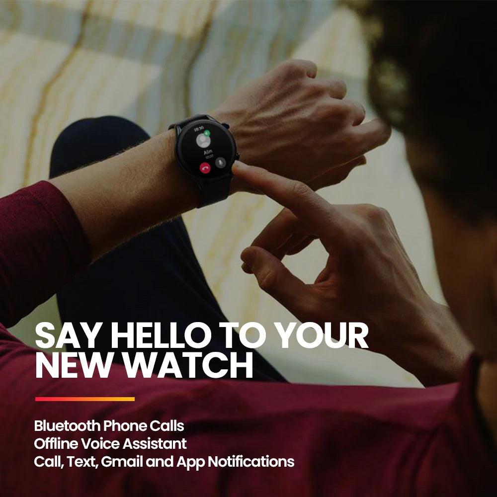 Zeblaze Btalk 3 Plus Smartwatch – 1.39" HD, Voice Calls & Fitness Tracker