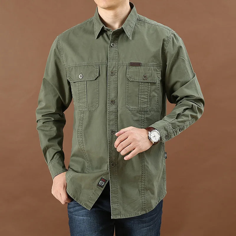 Vintage Cotton Safari Shirt