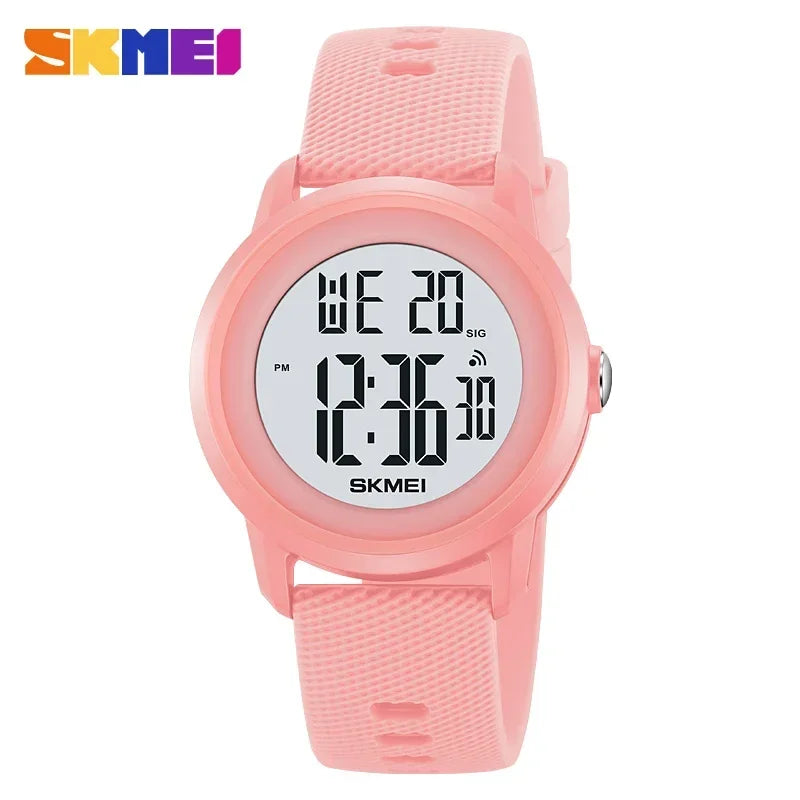 SKMEI 2218 Luxury Digital Watches for Women Men Waterproof Sports LED Display Mens Womens Wristwatches Alarm Reloj De Mujer 1893