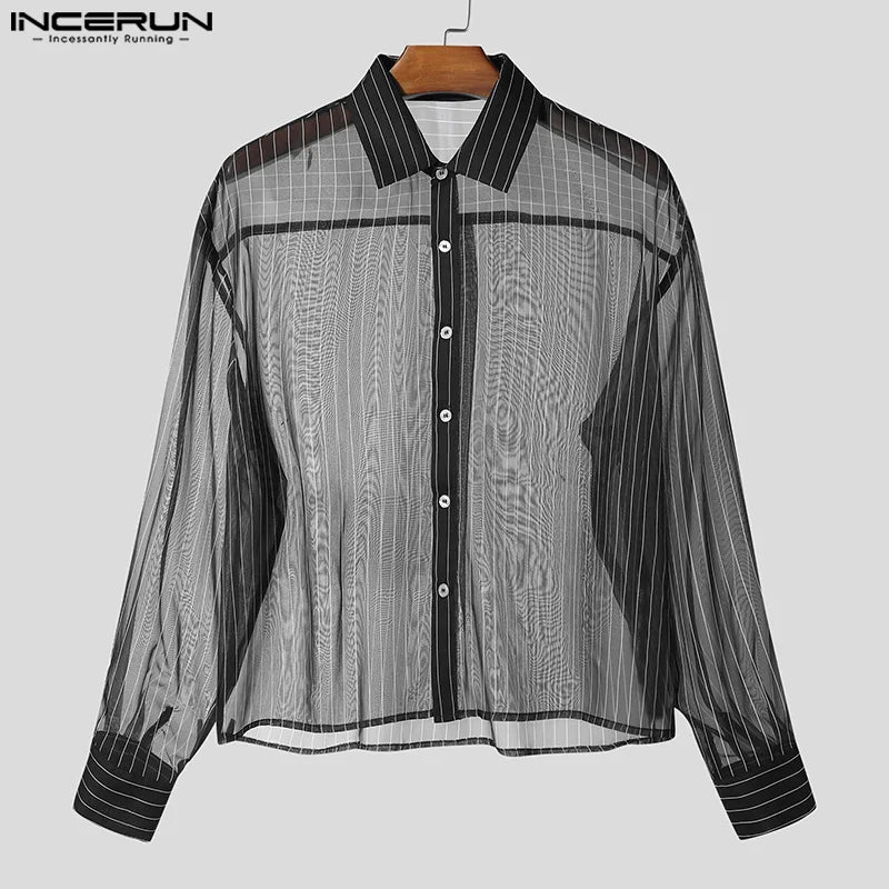 Men's Striped Oversize Shirt