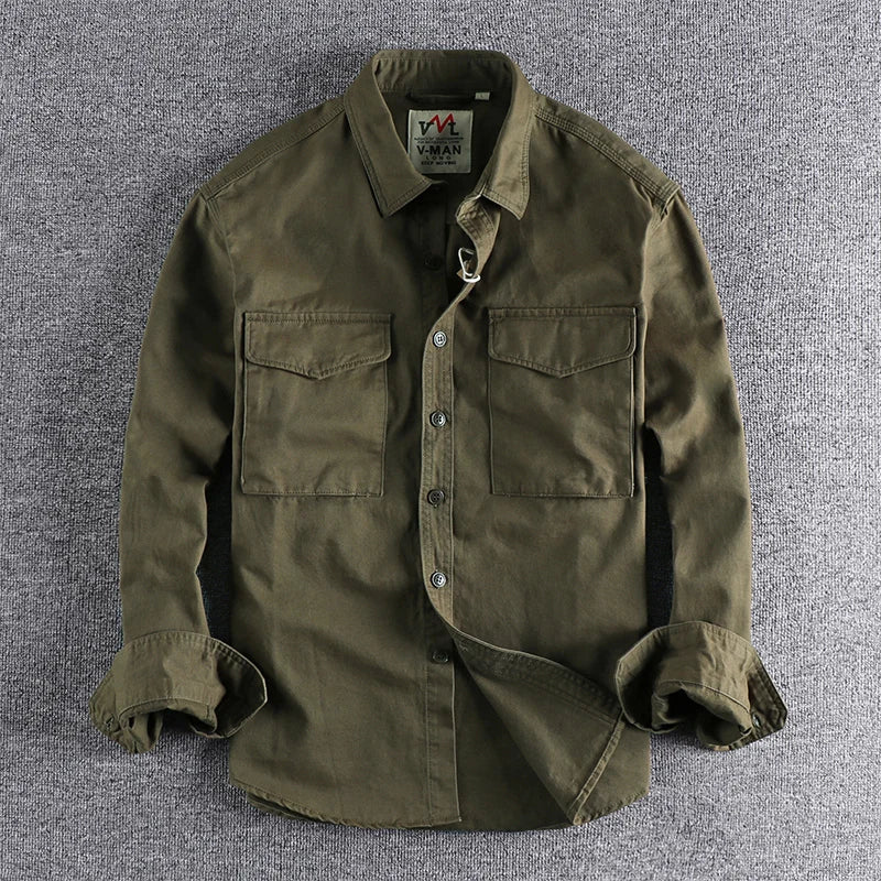 Men's Retro Work Shirt
