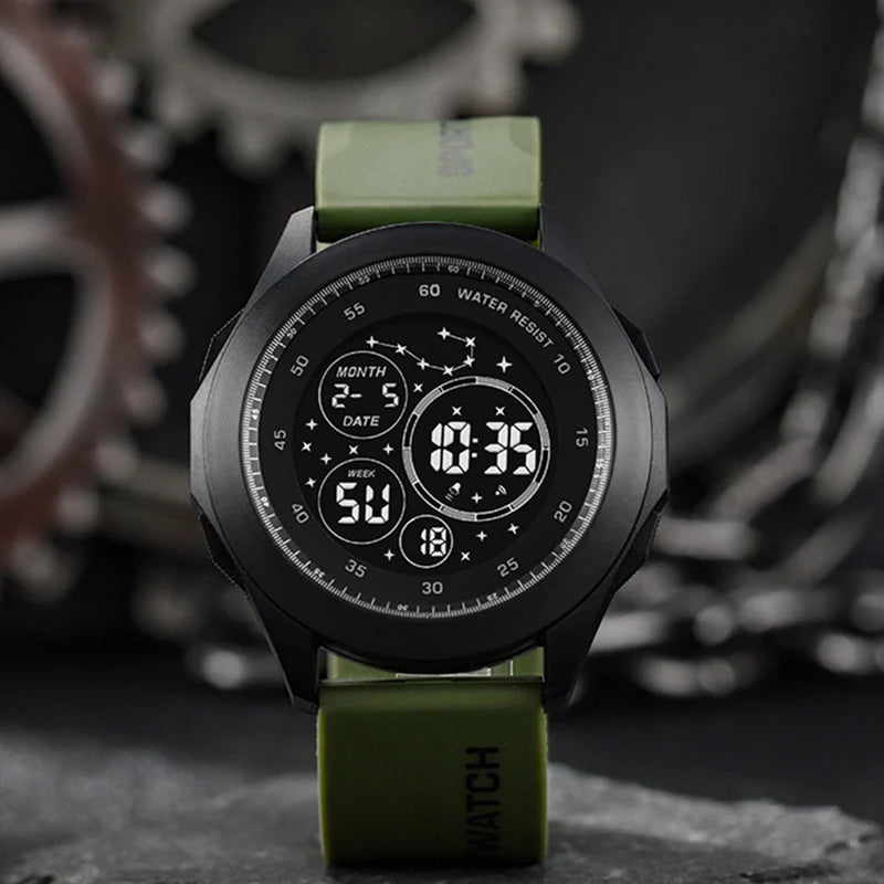 Sport Watch for Man Digital Wristwatch Stopwatch Luminous Date Week Waterproof Men's Military Clock Electronic Watch Relogio New