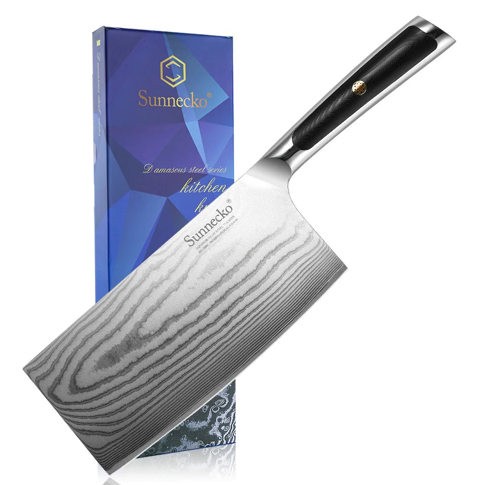 Sunnecko Damascus Knife Set