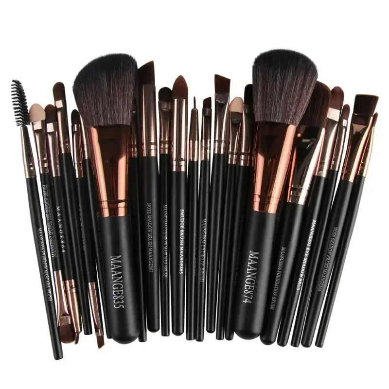 Professional Makeup Brush Set – 13/22pcs Eyeshadow & Eyeliner Tools