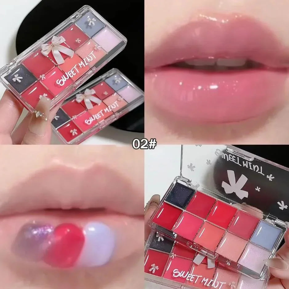 Lip Jelly Palette – Dual Use Lip & Cheek Moisturizing Colo