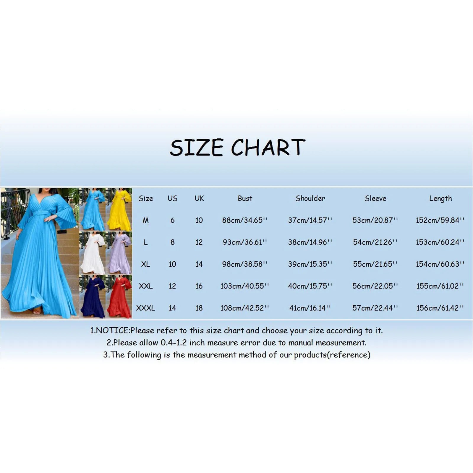 Womens Deep V Neck Plus Size Evening Dress Long Sleeves With Belt Maxi Dresses Temperament Sexy Big Swing Pleated Long Dresses