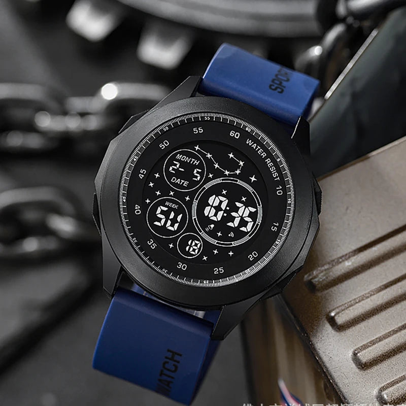 Sport Watch for Man Digital Wristwatch Stopwatch Luminous Date Week Waterproof Men's Military Clock Electronic Watch Relogio New