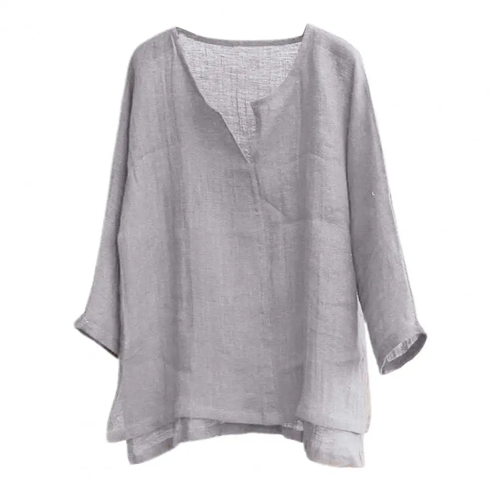 V Neck Men Beach Shirt Super Thin Long Sleeve Loose Shirt Solid Color Casual Long Sleeve Casual Shirt Oversized Summer Shirts