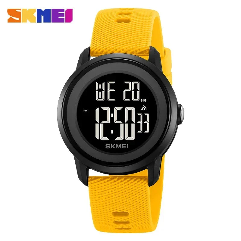 SKMEI 2218 Luxury Digital Watches for Women Men Waterproof Sports LED Display Mens Womens Wristwatches Alarm Reloj De Mujer 1893