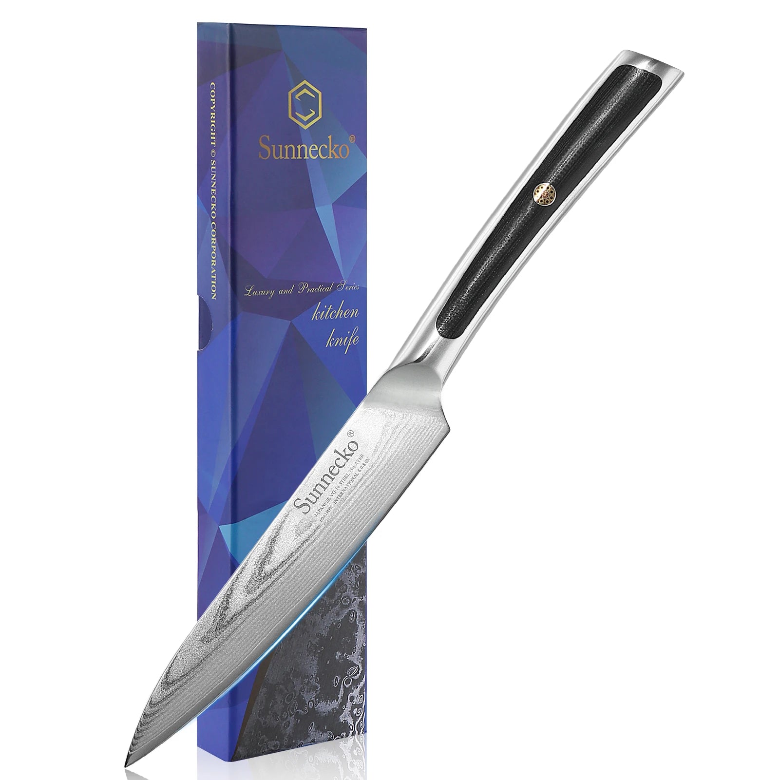 Sunnecko Damascus Knife Set