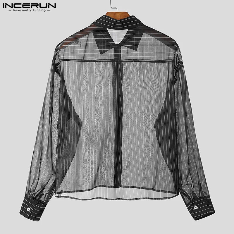 Men's Striped Oversize Shirt
