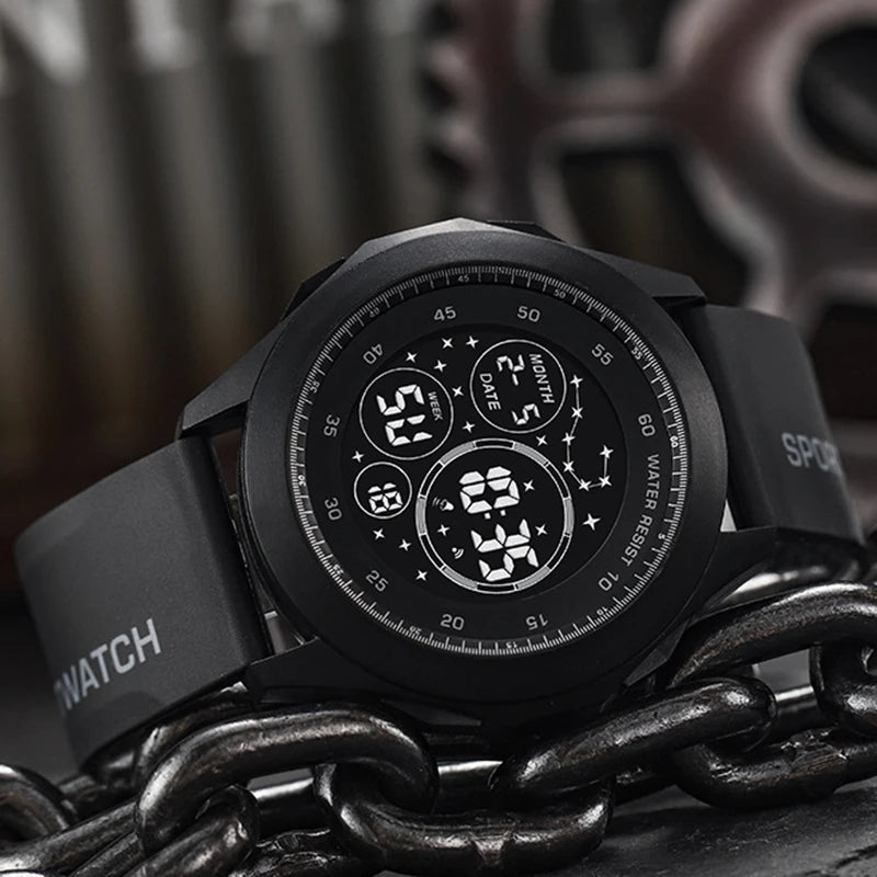 Sport Watch for Man Digital Wristwatch Stopwatch Luminous Date Week Waterproof Men's Military Clock Electronic Watch Relogio New