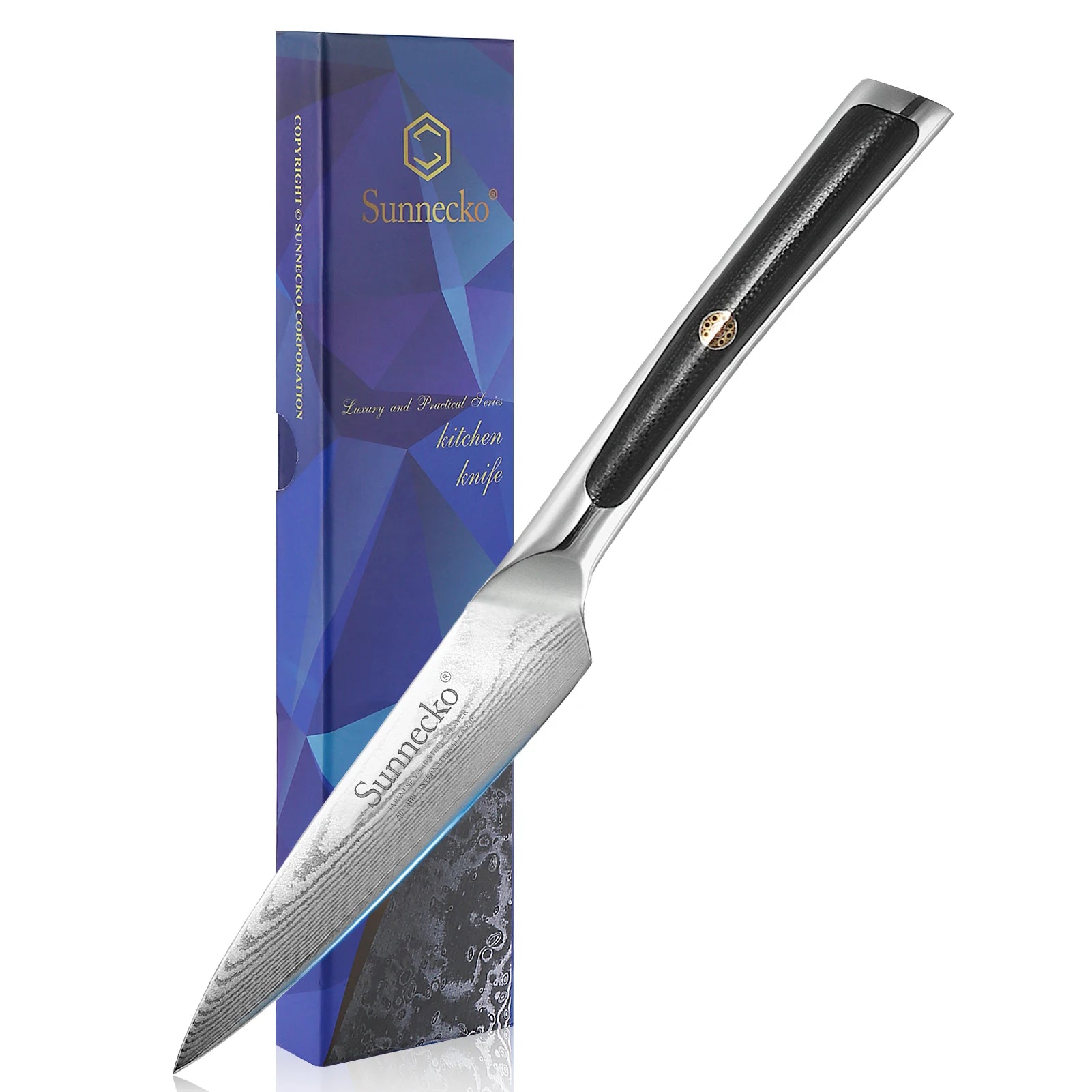 Sunnecko Damascus Knife Set