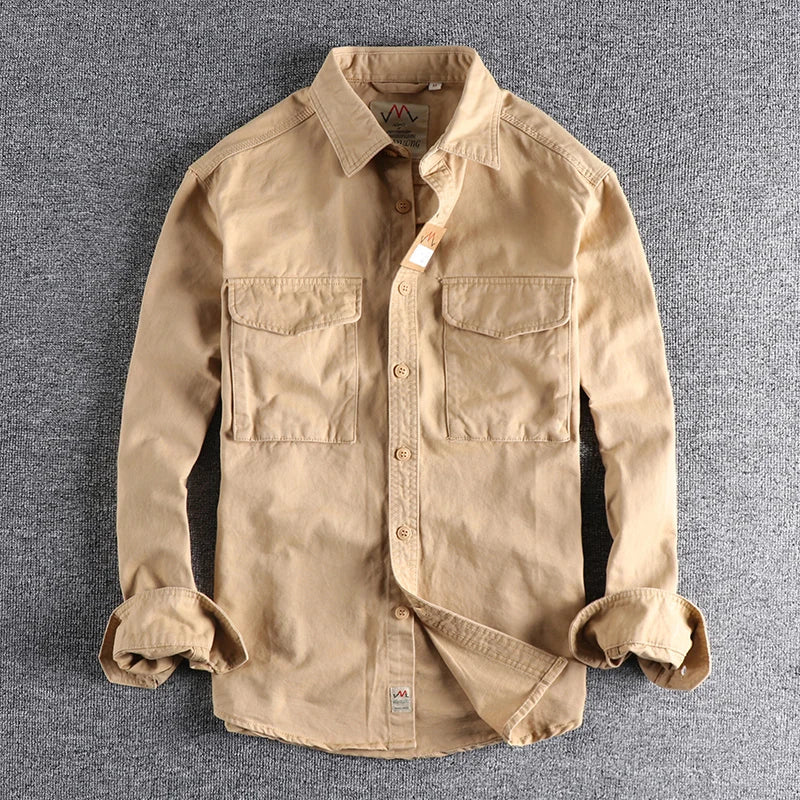 Men's Retro Work Shirt