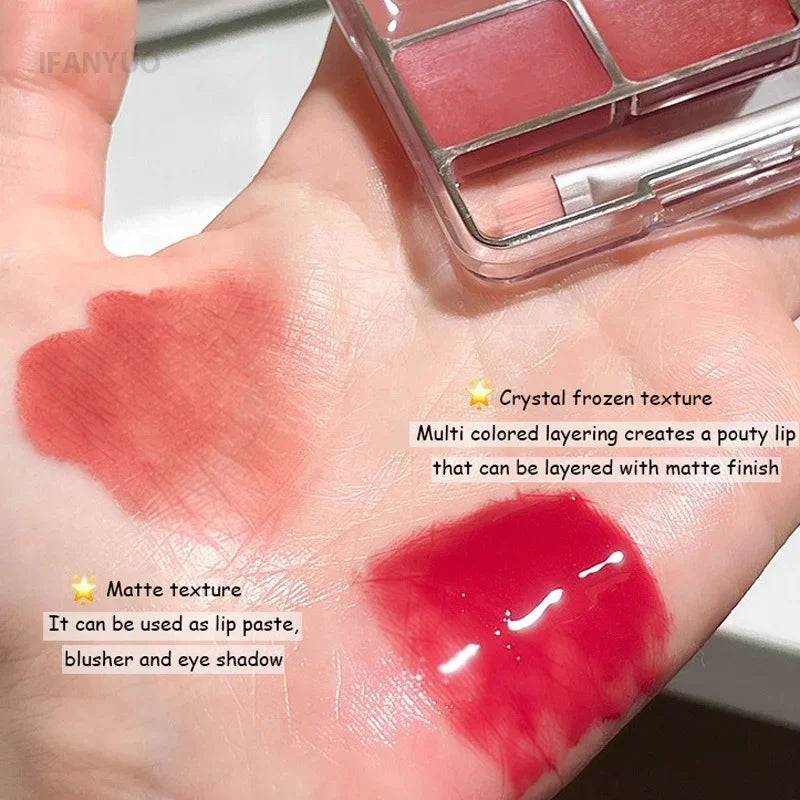 Lip Jelly Palette – Dual Use Lip & Cheek Moisturizing Colo