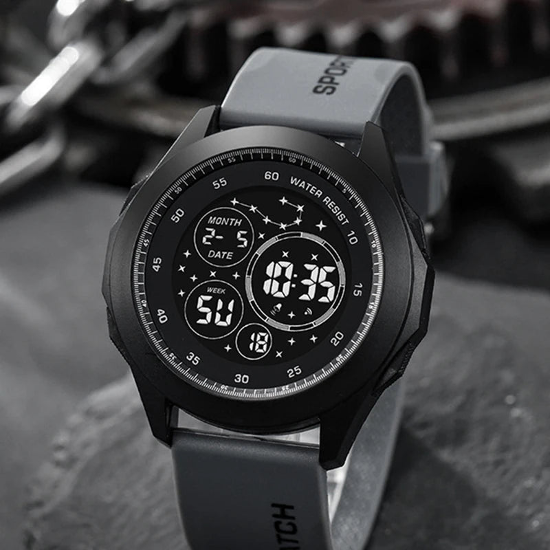 Sport Watch for Man Digital Wristwatch Stopwatch Luminous Date Week Waterproof Men's Military Clock Electronic Watch Relogio New