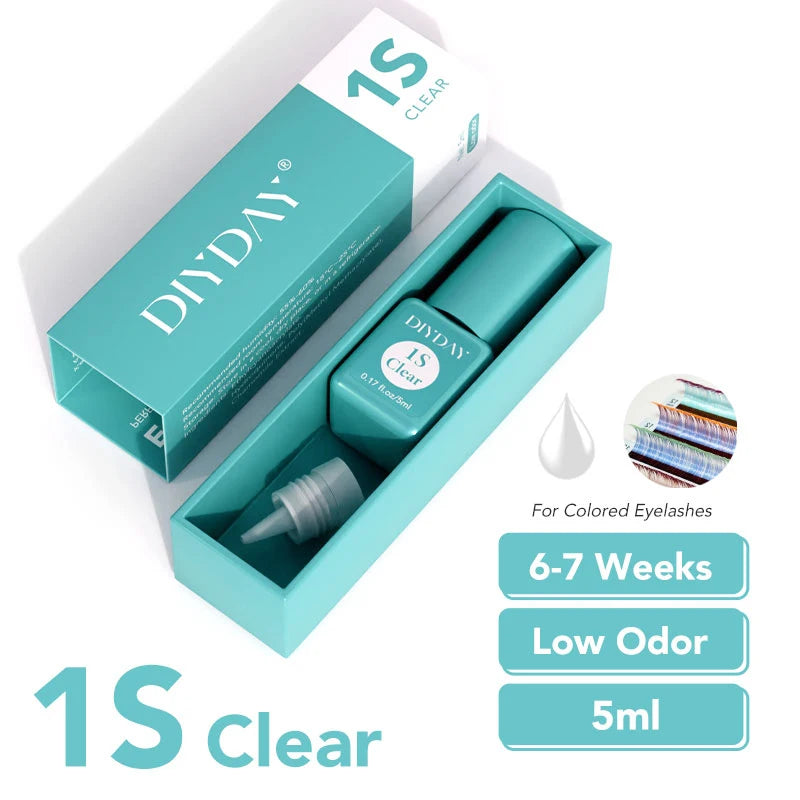 DIYDAY 5ml Eyelash Glue – Fast Drying, Low Odor Adhesive