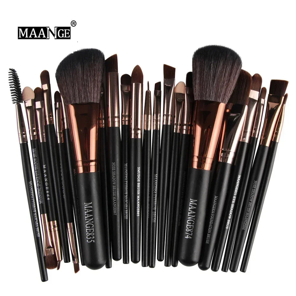 Professional Makeup Brush Set – 13/22pcs Eyeshadow & Eyeliner Tools