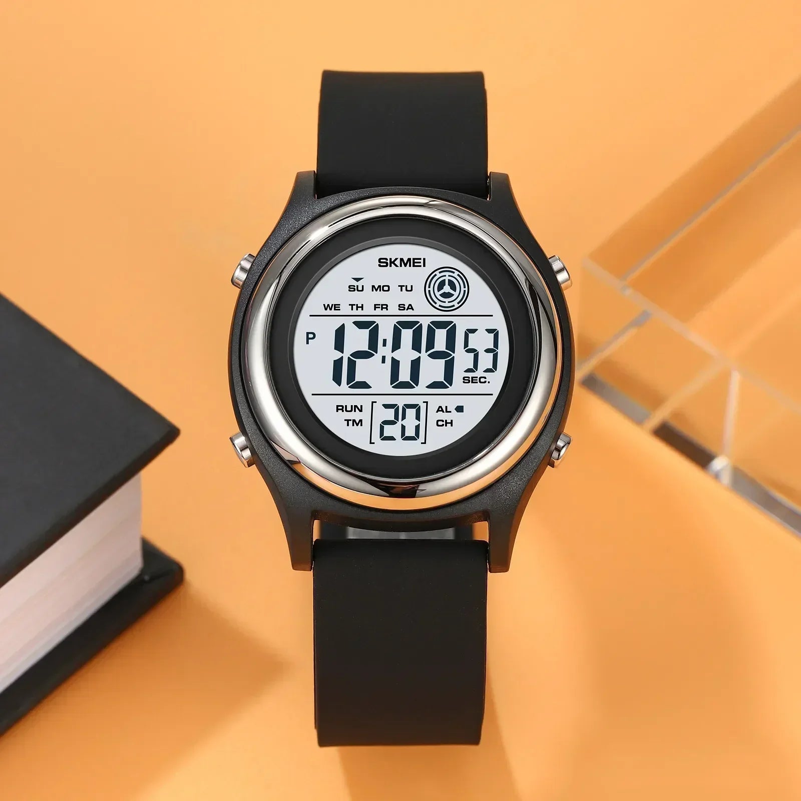 SKMEI Luxury Waterproof Shockproof Sport Countdown Watches Womens Digital Wristwatch for Women Stopwatch Lady Girl Relojes 2094